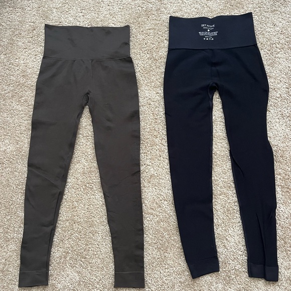 SET Active Pants - SET Active Sculptflex Highwaisted Leggings (XS) NWOT